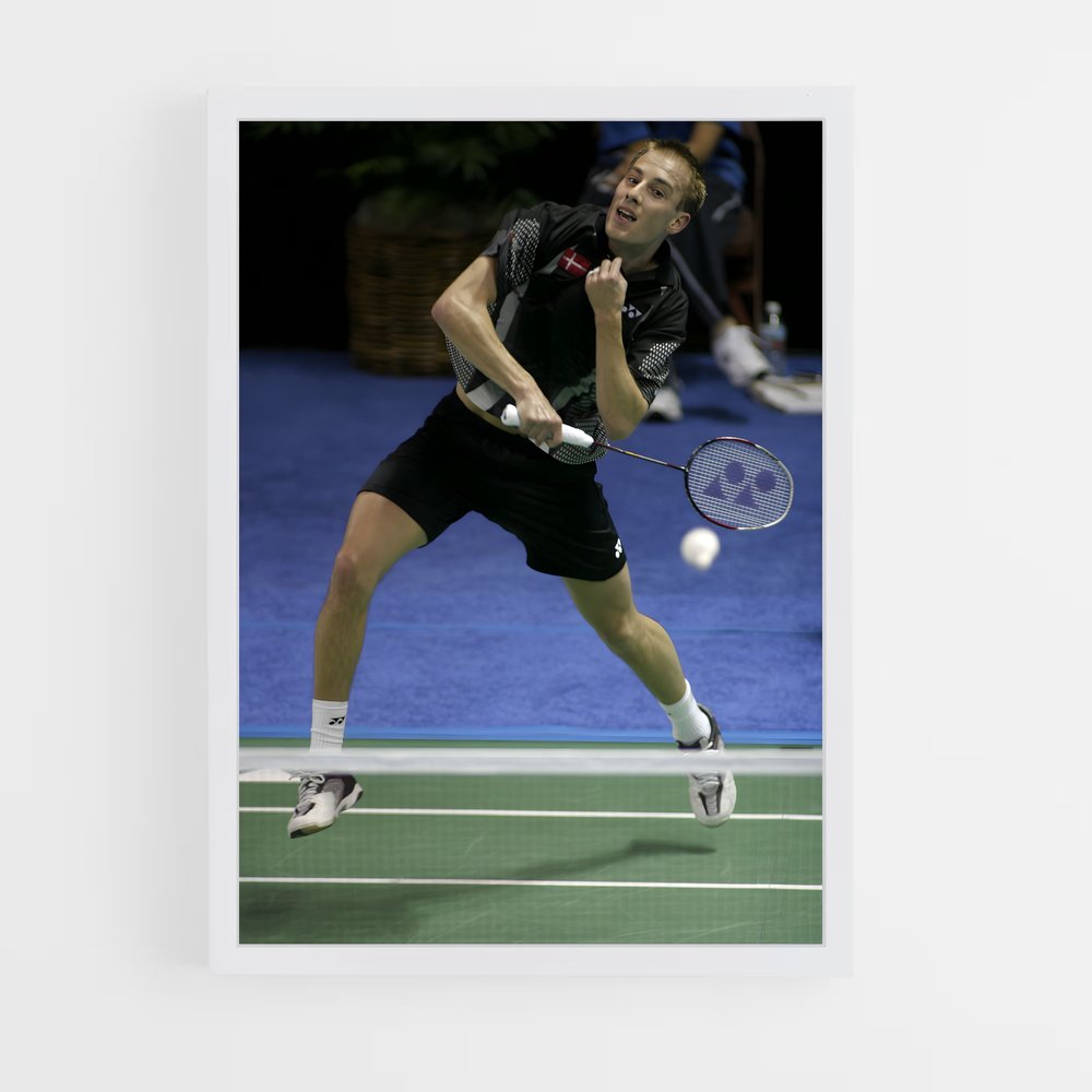 Poster Peter gade – affiche Badminton (vue 3)